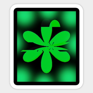 green leave Sticker